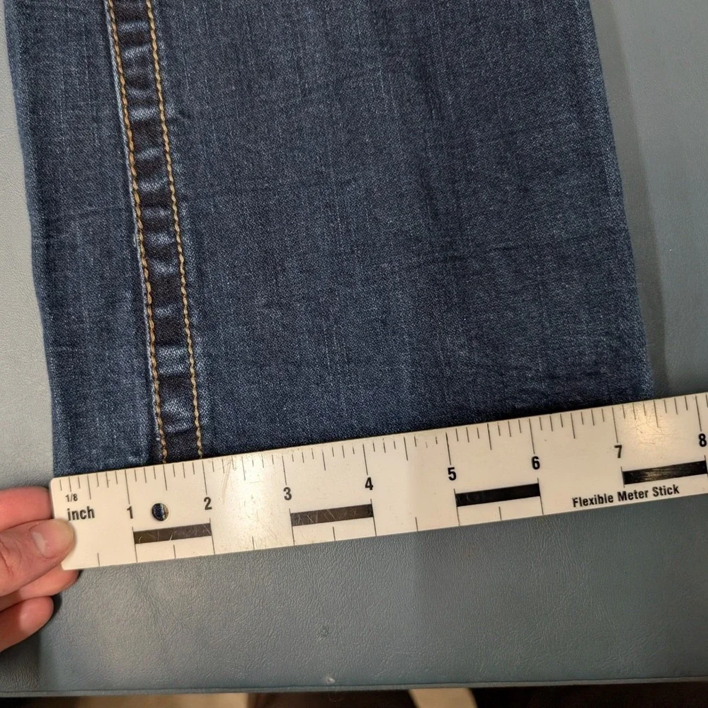 Wrangler 20X No. 44 Slim Straight Jeans Mens 28x32 Dark Wash - Picture 14 of 15